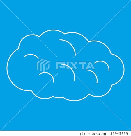 Cloud icon, outline style Cloud icon, outline style 36945789