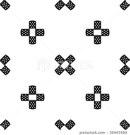 Patch pattern seamless black Patch pattern seamless black 36945989