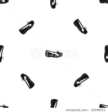 Shoe pattern seamless black Shoe pattern seamless black 36946051