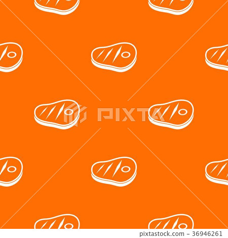 Meat steak pattern seamless 36946261