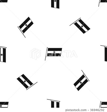 Flag of Argentina pattern seamless black Flag of Argentina pattern seamless black 36946292