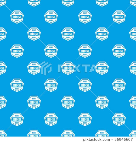 Best choise label pattern seamless blue 36946607
