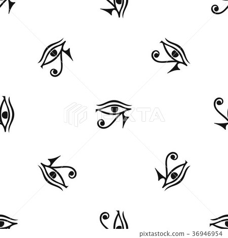 Eye of Horus Egypt Deity pattern seamless black Eye of Horus Egypt Deity pattern seamless black 36946954