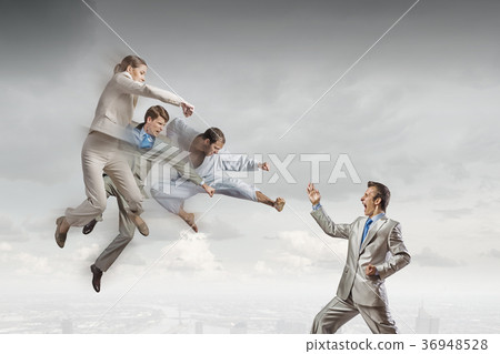 Business battle for success 36948528