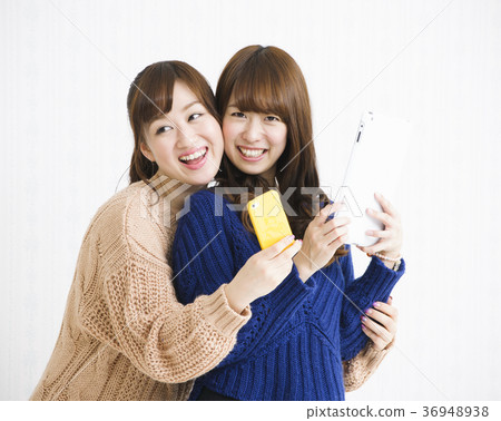 Female Young Female Friend 36948938