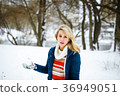 Playing Snowballs 36949051