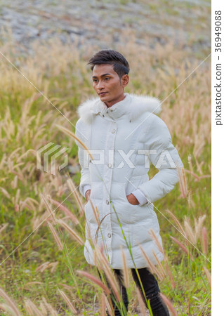 a man in winter dress a man in winter dress 36949088