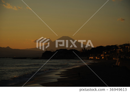 從湘南看到的富士山 36949613
