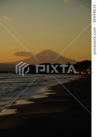 從湘南看到的富士山 從湘南看到的富士山 36949614