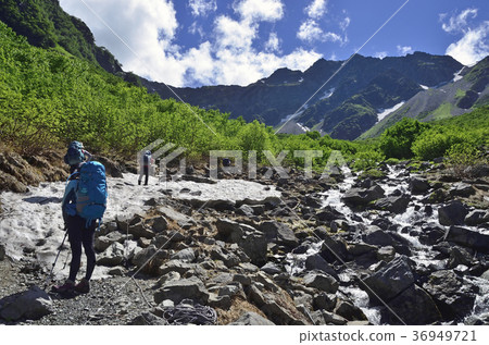 Mountain climbers heading for Serizawa Carl 36949721