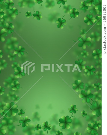 Irish template for design card, invitation. EPS 10 Irish template for design card, invitation. EPS 10 36952003