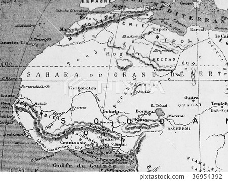 Old Map Africa 36954392