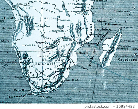 Old Map Africa Old Map Africa 36954488