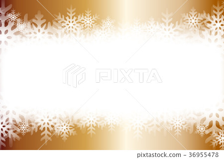 Background material, blur, soft focus, snowflake, ice, winter scene, copy space. 36955478