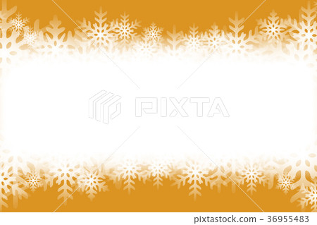 Background material, blur, soft focus, snowflake, ice, winter scene, copy space. 36955483