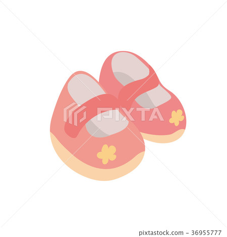 Baby shoes illustration Baby shoes illustration 36955777