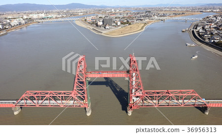 築後川上升橋大川市福岡縣_佐賀縣佐賀市Morotomi鎮 36956313