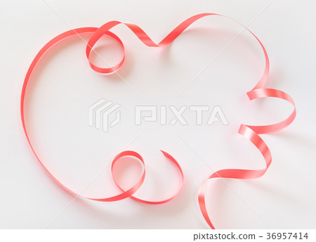 Ribbon salmon pink gold 36957414