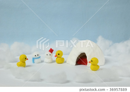 Piyo的鎌倉玩雪人 36957889