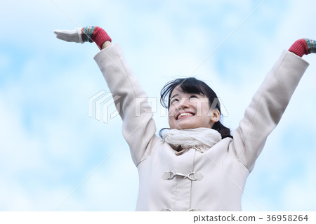 藍天和女性 36958264