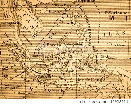 舊地圖東南亞 36958314