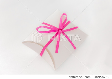 Surprise cute luxury gift with loop on table 36958789