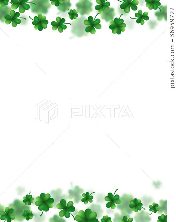 Saint Patricks day frame. EPS 10 vector 36959722