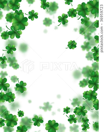 Saint Patricks day frame. EPS 10 vector 36959723
