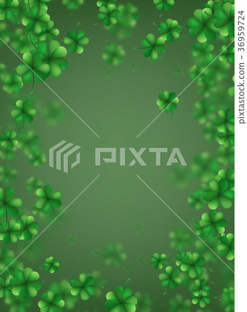 Irish template for design card, invitation. EPS 10 36959724