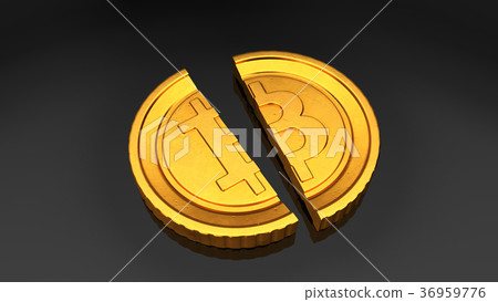 Bitcoin split image Hard fork 36959776