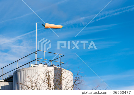 Air Wind Direction Indicator on Chemical Factory 36960477