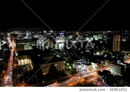 A night view of Utsunomiya city seen from Tochigi prefectural government office A night view of Utsunomiya city seen from Tochigi prefectural government office 36961052