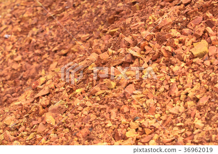 Bauxite mine raw bauxite on surface 36962019