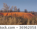 Weathering and surface erosion, eroded land 36962058
