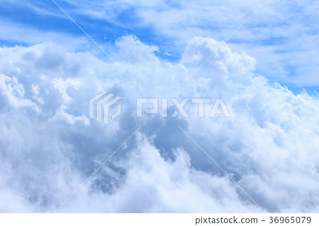 Colored paper that the sky and clouds weave Colored paper that the sky and clouds weave 36965079