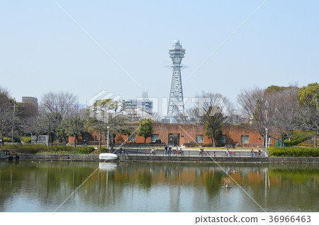 Kawasoike, Tsutenkaku (Tennoji Park / Tennoji-ku, Chausuyama Town, Osaka) 36966463