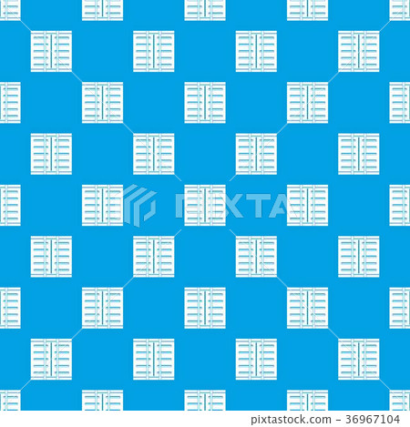 Jalousie pattern seamless blue Jalousie pattern seamless blue 36967104