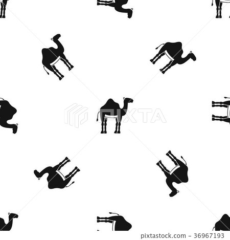 Camel pattern seamless black 36967193