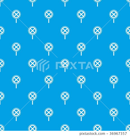No stopping and parking sign pattern seamless blue No stopping and parking sign pattern seamless blue 36967357