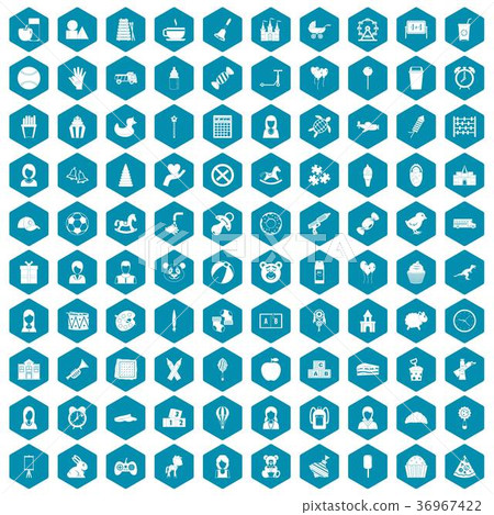 100 child center icons sapphirine violet 36967422