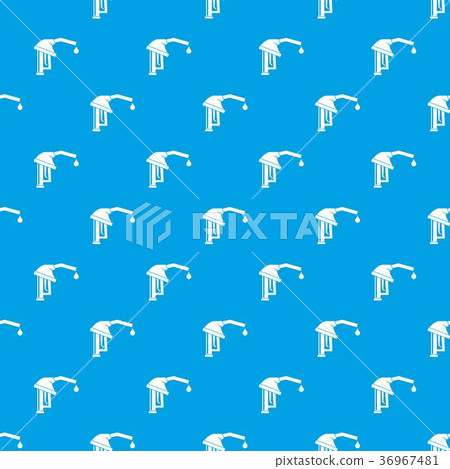 Gasoline pump nozzle pattern seamless blue 36967481