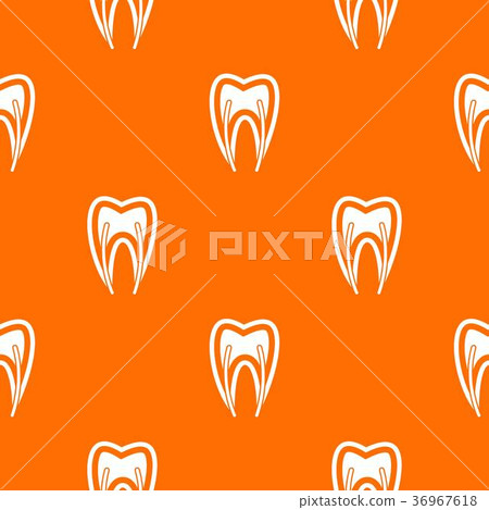 Tooth cross section pattern seamless - Stock Illustration [36967618 ...
