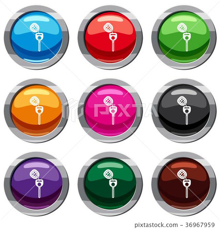 Car key with remote control set 9 collection 36967959