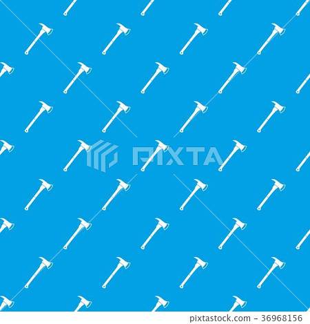 Firefighter axe pattern seamless blue Firefighter axe pattern seamless blue 36968156
