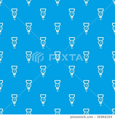 Spring scale pattern seamless blue 36968264