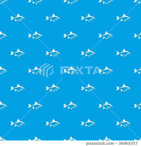 River fish pattern seamless blue River fish pattern seamless blue 36968357