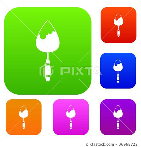 Construction trowel set collection 36968722