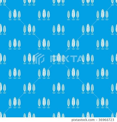 Plastic fishing lure pattern seamless blue 36968723