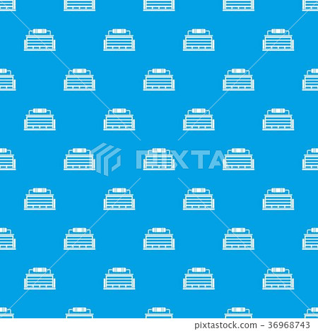 Plant pattern seamless blue Plant pattern seamless blue 36968743