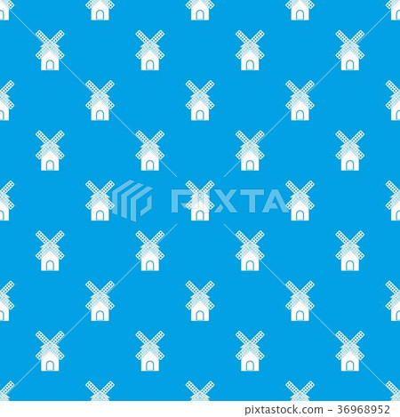 Mill pattern seamless blue Mill pattern seamless blue 36968952